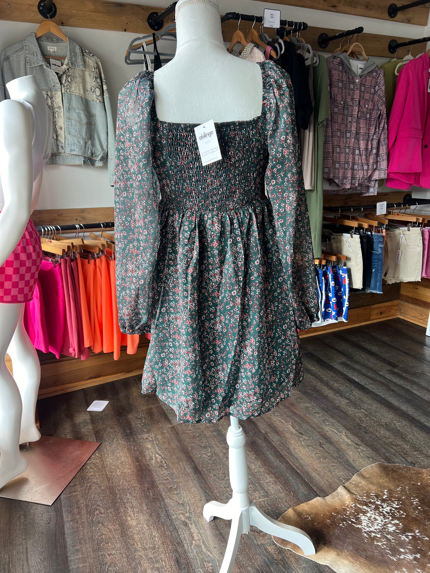 Floral Sweetheart Dress