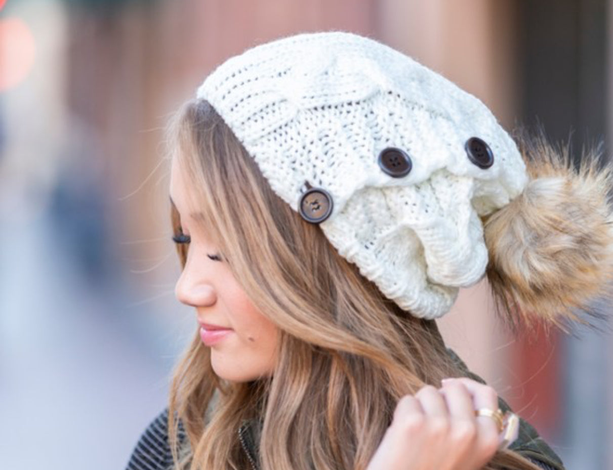 Button Beanie