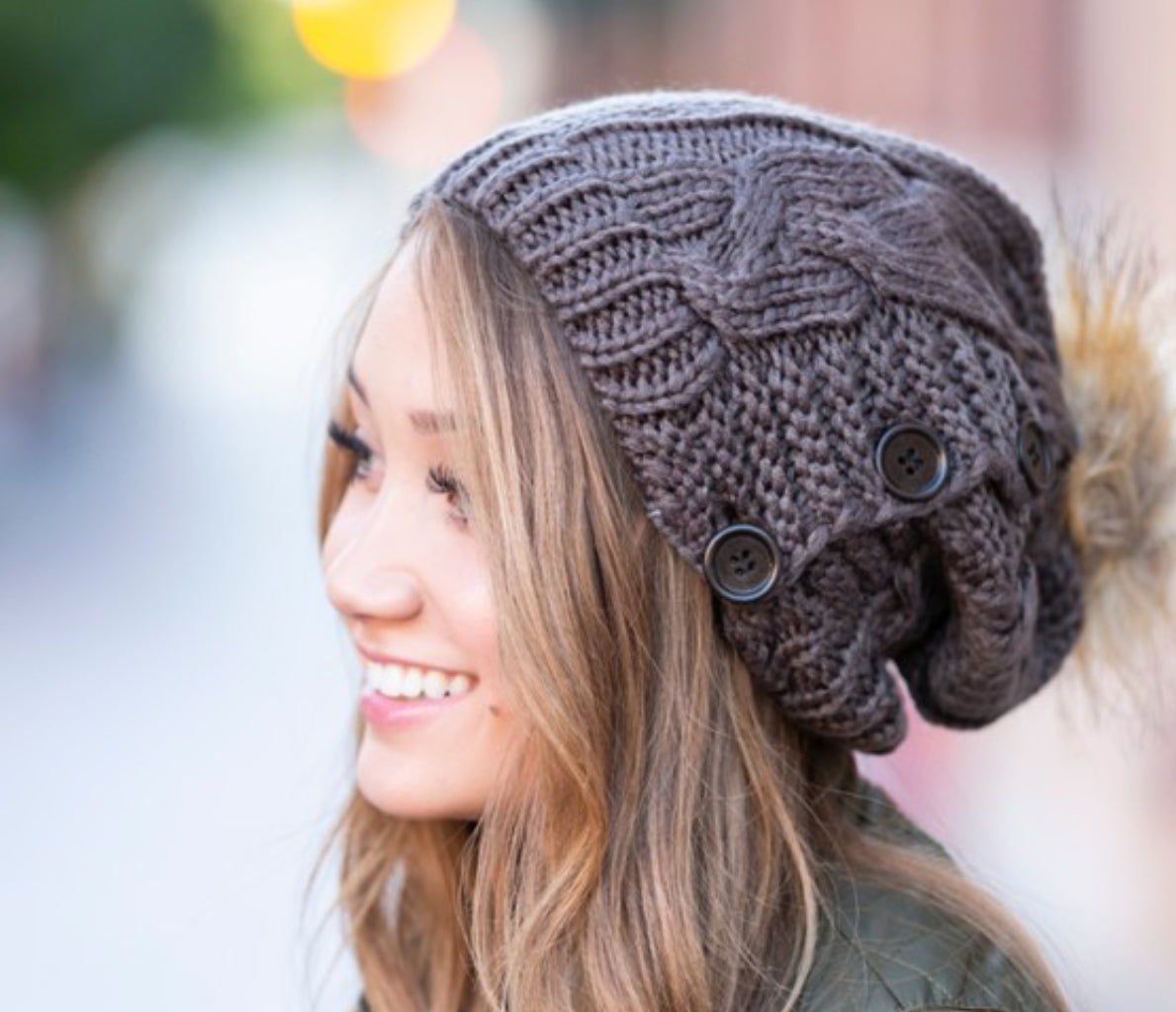 Button Beanie