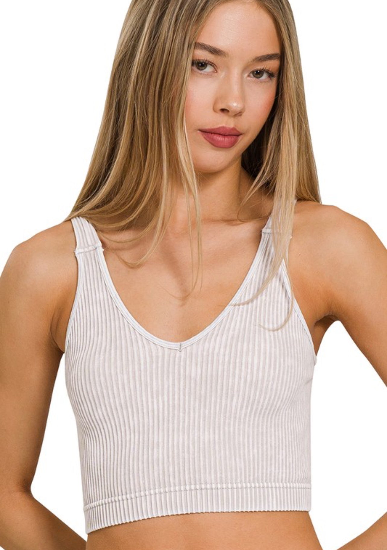 V-Neck Washed Brami