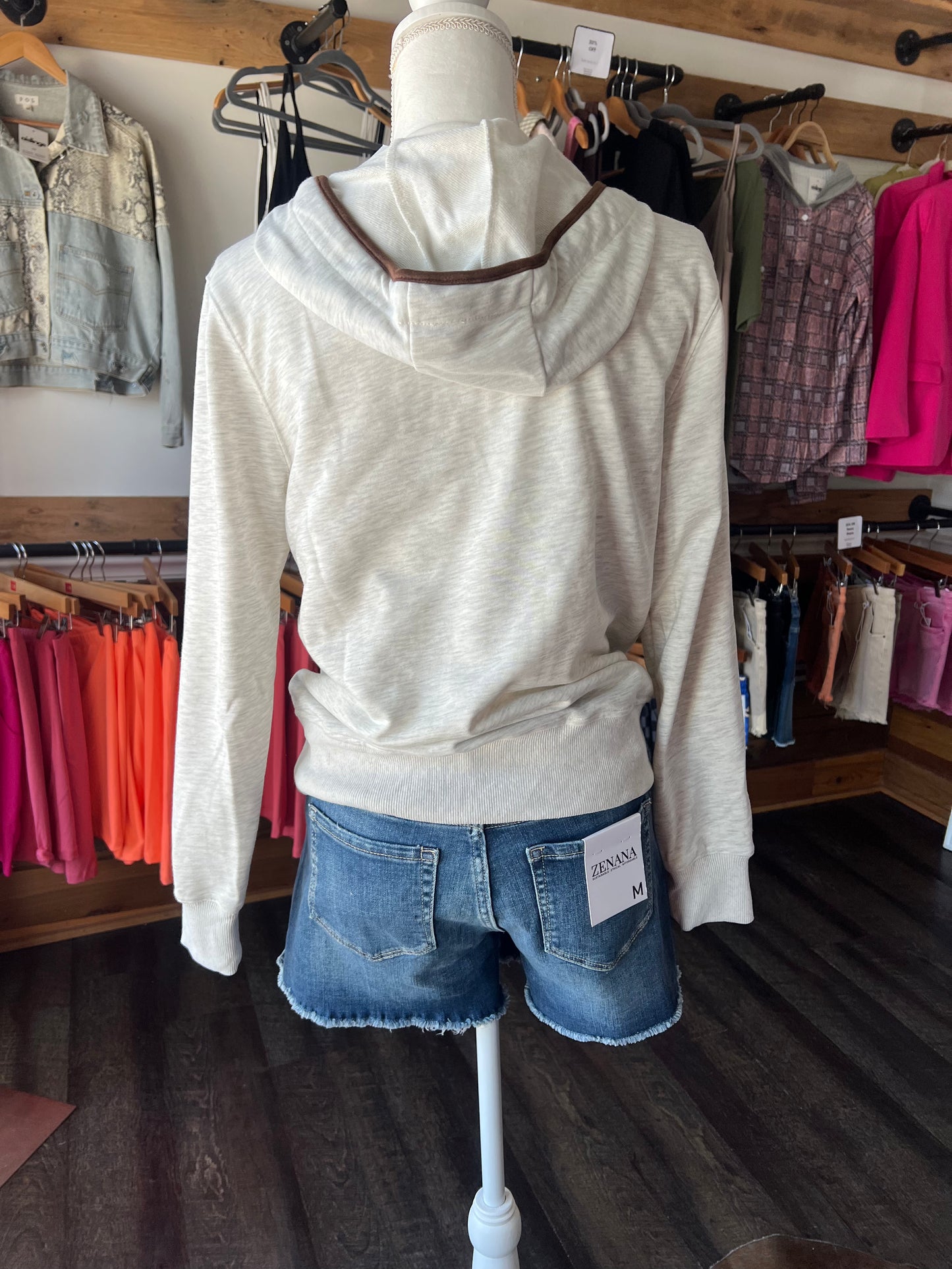 Pocket Henley Hoodie