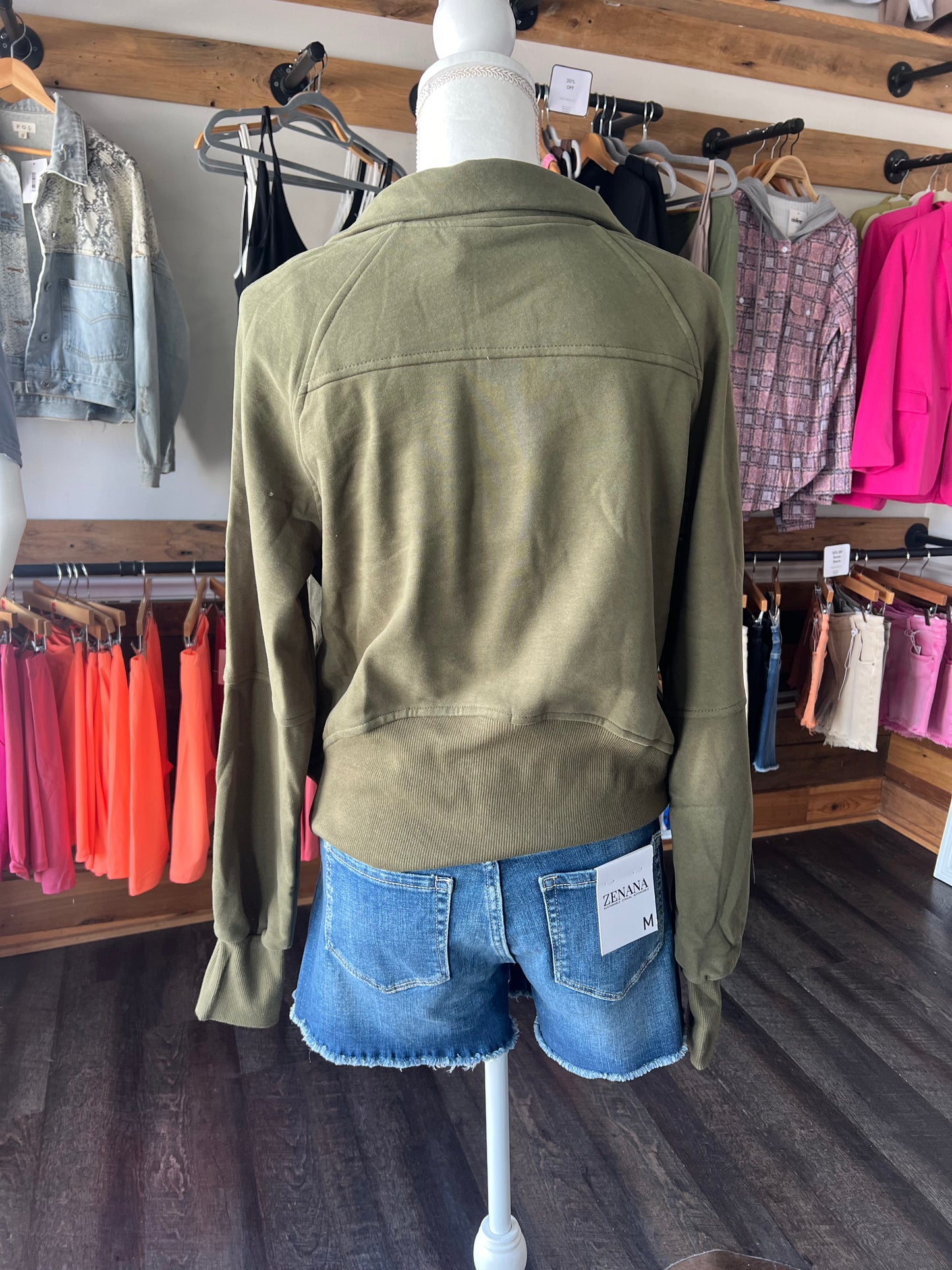 1/4 Zip Thumbhole Hoodie